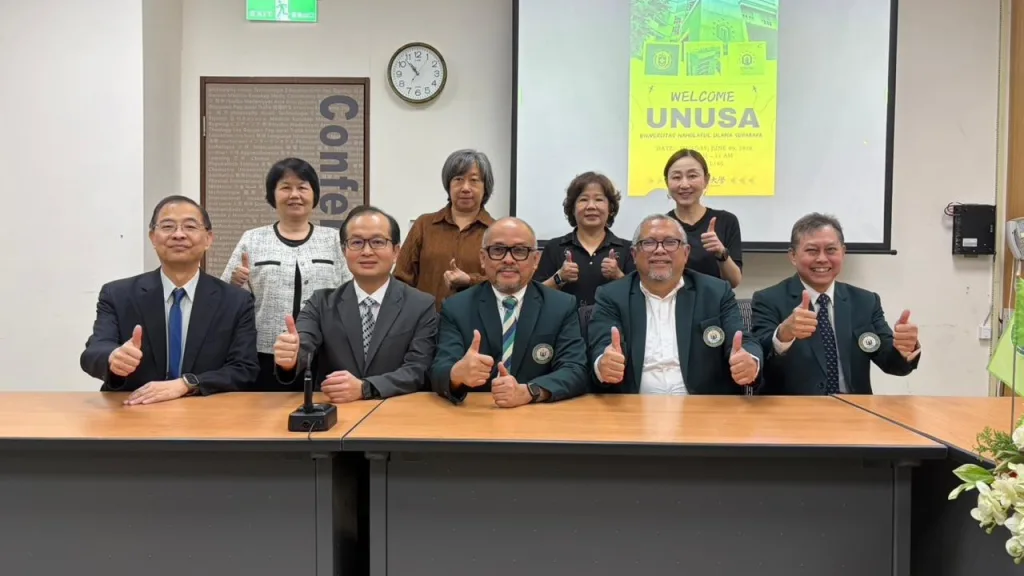 UNUSA Jajaki Kerja Sama dengan Hungkuang University